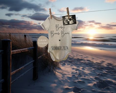 Beach Pregnancy Announcement, Summer Sunset Baby Announcement, Digital Gender Neutral Editable Template, Spring Instagram Facebook Reveal Pregnancy Announcement Summer, Summer Pregnancy Announcement, Beach Pregnancy Announcement, Digital Baby Announcement, Pregnancy Announcement Template, Spring Instagram, Announcement Photos, Announcement Ideas, Pregnancy Announcements