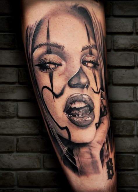 Chicano face for a client #woman #face #tattoo #girl Woman Face Tattoo, Best Female Tattoos, Tattoos On Hand, Face Tattoos For Women, Girl Face Tattoo, Female Tattoos, Best Tattoos For Women, Tattoo Girl, Face Tattoos