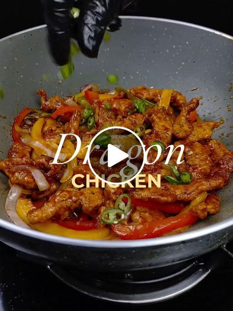 Lemon8 · Dragon Chicken Recipe - finger-licking good🫶🥰 · @UGC ZEHRA Dragon Chicken, Chinese Chicken, Chinese Food, Chicken Recipes, Chicken