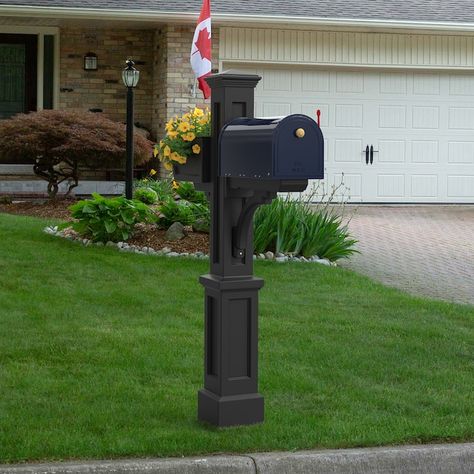 Post Mailbox, Decorative Post, Large Mailbox, Newspaper Holder, Mailbox Posts, Mailbox Design, Mailbox Post, Mounted Mailbox, Plastic Planters