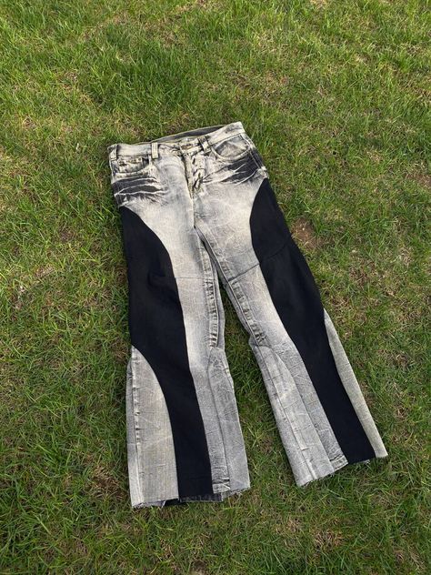 Manicans For Clothes, Cool Jeans Diy, Reworked Jeans, Denim Diy Clothes, Ropa Upcycling, Diy Pants, Denim Pants Fashion, Upcycle Clothes Diy, Trendy Boy Outfits