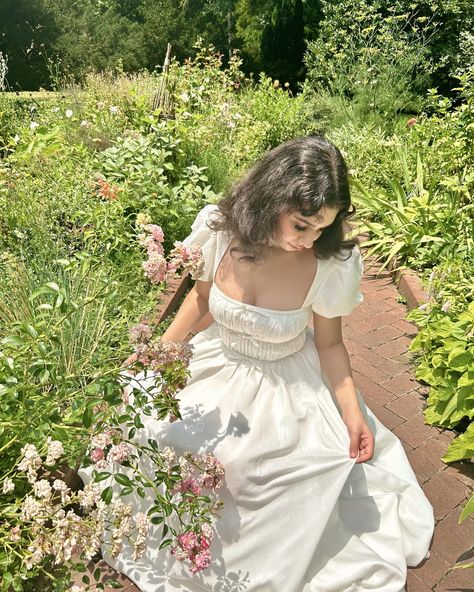 butterfly dream ౨ৎ wearing the dauphine maxi dress by @maisonamory code "isabellaricci" to save 🤍 #cottagecore #cottagecoreaesthetic #cottagecorefashion #fairycore #angelcore #coquette cottagecore dress, fairy aesthetic, angelcore style, coquette fashion, pinterest aesthetic Coquette Midi Dress, Cottagecore Coquette Outfits, Cottagecore Outfits Aesthetic, Cottagecore Dresses Aesthetic, Aesthetic Angelcore, Personal Style Types, Cottagecore Dresses, Style Types, Coquette Fashion