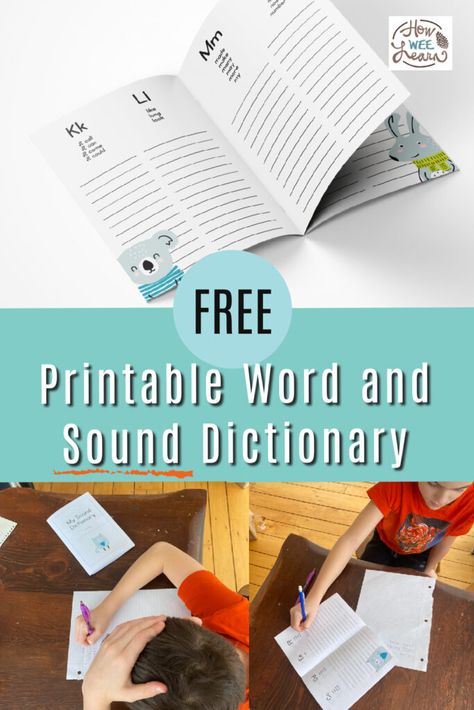 Be More Independent, Personal Dictionary, Dictionary For Kids, Dictionary Skills, Kids Worksheets Preschool, Phonics Instruction, Tips For Teachers, Alphabet Games, Kids Worksheets