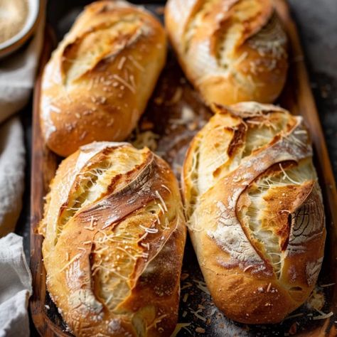 Best Crusty Italian Bread - Good For Recipes Crusty Bread Loaf Recipe, Crusty Soup Bread, Filone Bread Recipe, Crusty Loaf Bread, Advanced Bread Recipes, Rustic Italian Crusty Bread, Rustic Crusty Bread Recipe, Same Day Crusty Bread, Rustic Italian Bread Recipe Homemade