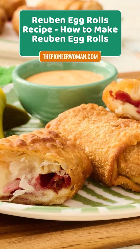 Fry reuben eggs rolls on the stove or in an air fryer! A crispy snack to make on St. Patrick's Day, this recipe has all the flavors of the classic sandwich. Reuben Egg Rolls, Eggs Rolls, Snack To Make, Egg Rolls Recipe, Classic Sandwich, Egg Roll Recipes, Snacks To Make, Egg Rolls, Rolls Recipe