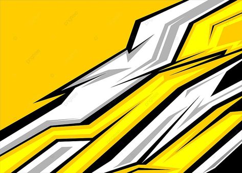 Abstract Racing Background Stripes With Yellow White Deep Black And Gray Free Vector Background Racing Vector, Background Racing Design, Background Racing, Yellow Abstract Background, Background Stripes, Racing Background, Optical Illusion Gif, Illusion Gif, Stripes Background