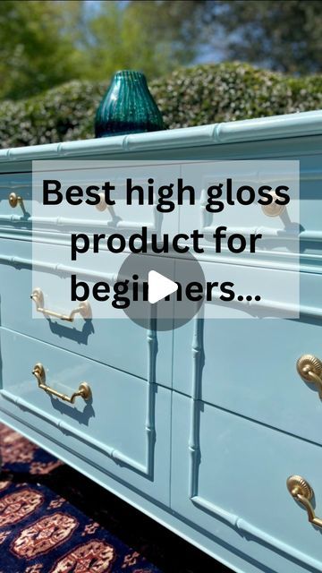 Marielle | Self Taught Glossy Furniture Flips & Home DIY Tips | on Instagram: "Here’s why 👇

@benjaminmoore Advance High Gloss is the best since clean-up is easy with its water-based formula, smooth application thanks to self-leveling properties, and peace of mind with its non-toxic composition. 
-
The best part is that you don’t need a top coat! 
-
You can find it at your nearest hardware and paint stores – the perfect choice for beginners and seasoned DIY enthusiasts alike! 
-
#DIYwithAdvance #BenjaminMoore #seethelove #vintage #furnituredesign #interiordesign #eastcoast #westcoast #lacquer #highgloss #highdesign" Glossy Furniture, Spray Paint Furniture, High Gloss Furniture, Lacquer Furniture, Furniture Flips, High Gloss Paint, Self Taught, Storing Paint, Diy Tips