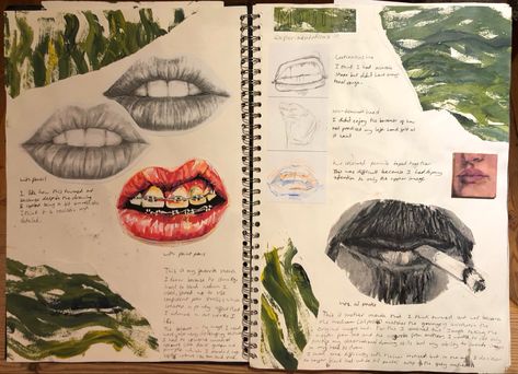 Eyes Gcse Sketchbook, Art Page Ideas, Art Topics, Art Alevel, Gcse Art Sketchbook, Art Teaching, Grade 7, Images And Words, Art Diary