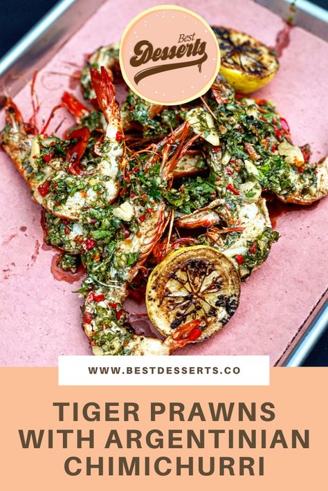 What better way to celebrate the start of the Christmas season than with a collection of recipes that provide the perfect centrepiece for the dining table? This recipe of Tiger Prawns with Argentinian Chimichurri is by Winning Appliances culinary expert, Russell Crosdale! Tiger Prawns Recipe, Tiger Prawn Recipe, Argentinian Chimichurri, Tiger Prawn, Tiger Prawns, Best Christmas Desserts, Prawn Recipes, Gas Bbq, Smoked Paprika