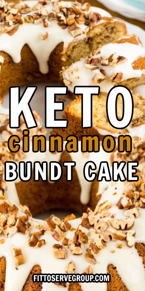 Keto Cakes Easy, Keto Cinnamon Cake, Keto Breakfast Cake, Keto Cloud Cake Recipe, Keto Bundt Cake, Dukan Desserts, Keto Cake Recipes, Cinnamon Cake Recipe, Bunt Cake Recipe