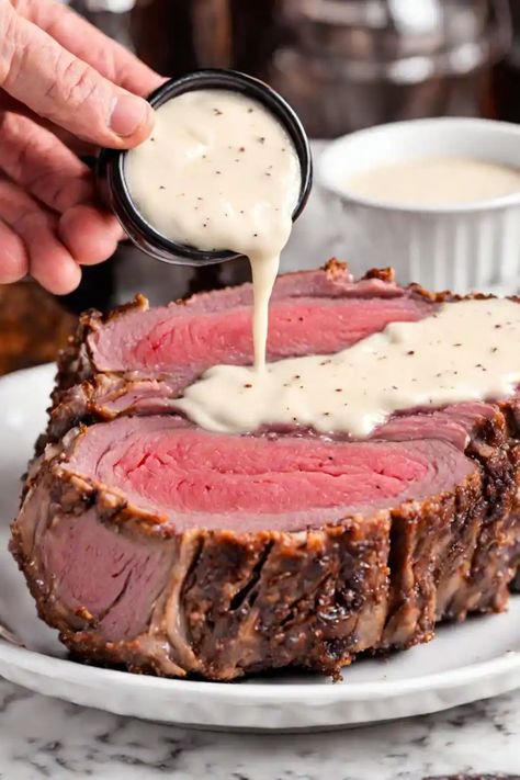 Tasty Dipping Sauce for Prime Rib 2024 - Recipes Moms Dipping Sauce For Prime Rib, Prime Rib Roast Sauce, Red Wine Sauce For Prime Rib, Rib Dipping Sauce, Roast Beef Sauce Recipe, Sauce For Prime Rib Roast, Prime Rib Dipping Sauce, Prime Rib Horseradish Sauce Easy, Prime Rib Dip