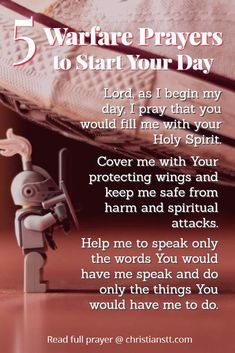 Prayers To Start Your Day, Warfare Prayers, Deliverance Prayers, Spiritual Warfare Prayers, Spiritual Attack, Everyday Prayers, Spiritual Prayers, Good Morning Prayer, Christian Prayers