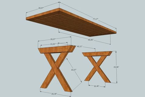 Pallet Picnic, Diy Picnic Table, Picnic Table Plans, Wooden Picnic Tables, Wood Table Diy, Diy Outdoor Table, Outside Furniture, Picnic Tables, Wooden Pergola