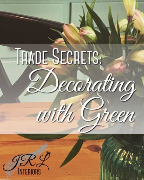 Decorating with Green Decorating With Green Accents, Decorating With Green, Color In Interior Design, Sea Salt Sherwin Williams, Paint Cabinets, Diy Interior Decor, Green Paint Colors, Dining Room Inspiration, Green Interiors