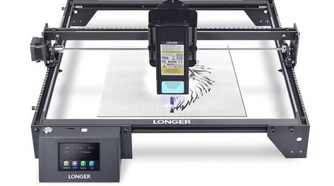 LONGER RAY5 20W App Connected Laser Engraver - Longer Laser Engraver, Steel Sheets, Touch Screen Display, Sd Card, Cool Gadgets, Diy Design, Touch Screen, Design Projects, Gadgets