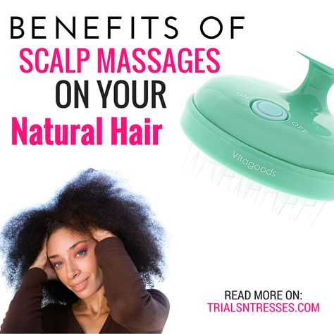 Benefits Of Scalp Massages For Your Natural Hair Diy Hair Care Recipes, Thick Hair Remedies, Natural Hair Growth Tips, Natural Hair Regimen, Hair Care Recipes, Hair Care Regimen, Natural Hair Care Tips, Hair Remedies For Growth, Hair Regimen