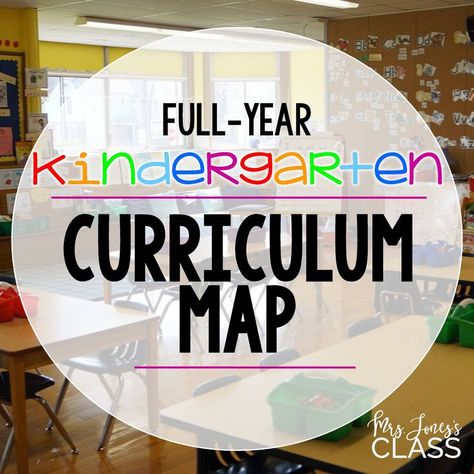 Year-Long KINDERGARTEN Curriculum Map. Free Download. Kindergarten Curriculum Map, Kindergarten Architecture, Curriculum Map, Planning School, Mrs Jones, Kindergarten Curriculum, Curriculum Mapping, Curriculum Planning, Kindergarten Lesson Plans