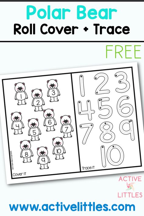 Polar Bear Free Printable  - Active Littles Polar Bear Songs For Preschool, Polar Bear Fine Motor Activities, Polar Bear Preschool, Polar Bear Math Activities For Preschool, Polar Bear Polar Bear Activities, Polar Bear Preschool Activities, Polar Bear Polar Bear What Do You Hear, Polar Bear Theme Preschool, Polar Bear Activities For Preschool