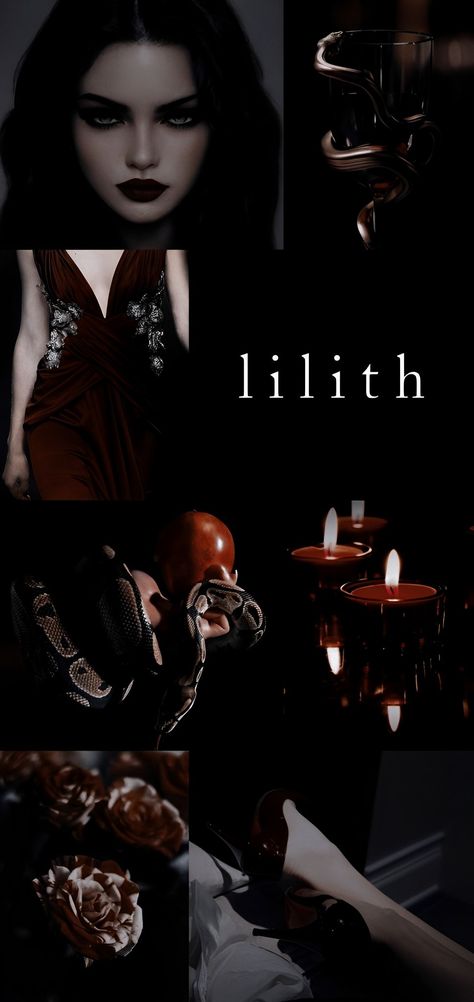 Aries Witch Aesthetic, Vampire Lady Aesthetic, Gemini Lilith Aesthetic, Lilith Wallpaper Iphone, Dark Feminine Witch Aesthetic, Lilith In Gemini Aesthetic, Lilith Core Aesthetic, Leo Lilith Aesthetic, Lilith In Taurus Aesthetic