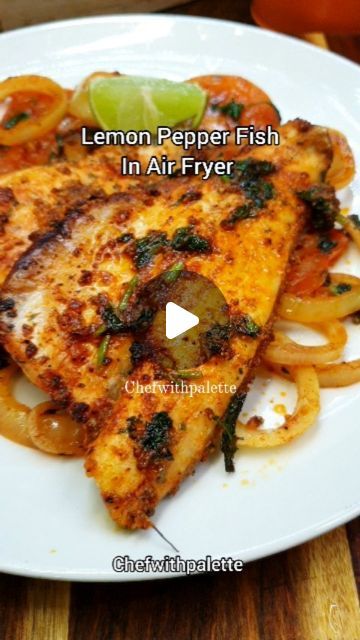 Fish In Air Fryer, Airfryer Breakfast, Lemon Fish, Air Fryer Fish Recipes, Masala Fish, Air Fryer Fish, Pan Fry, Fried Fish Recipes, Air Fryer Dinner Recipes