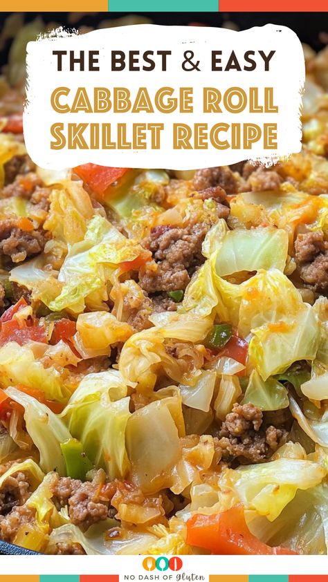 Cabbage Roll Skillet Recipe Dinner Recipes Cabbage, Cabbage Roll Skillet, Recipes Cabbage, Ground Beef And Cabbage, Cabbage Roll, Cabbage Rolls Recipe, Cabbage Casserole, Ground Beef Recipes Healthy, Boiled Egg Diet Plan