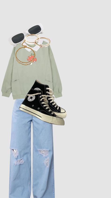 Outfit idea for strict parents:) Strict Parents Outfits, Strict Parents, Casual Preppy Outfits, Preppy Outfits, Outfit Idea, Aesthetic Clothes, Cute Outfits, Parenting, Clothes