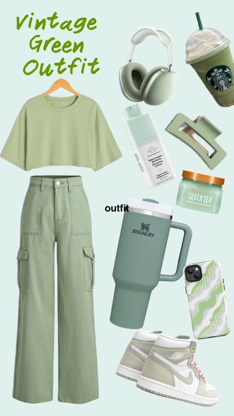 Seafoam Green Outfit, Green Outfit Aesthetic, Green Preppy, Green Outfit, Outfit Aesthetic, Seafoam Green, Preppy Outfits, Aesthetic Outfits, Outfits Aesthetic