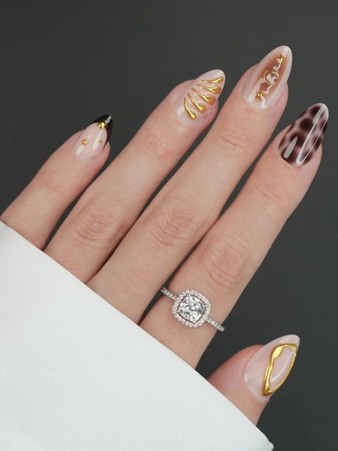 Ancient Magic, Couture Design, Design Nail, 3d Nail Art, 3d Nails, Ancient Civilizations, Modern Elegance, Fake Nails, In 3d