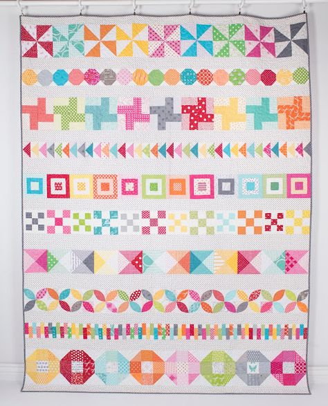 Row Quilts, Pretty Quilts, Strip Quilt, Quilt Borders, Row Quilt, Pieced Quilts, Quilts Patterns, Cot Quilt, Medallion Quilt