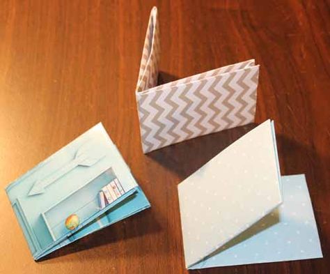 How to Make a Paper Wallet (Origami Wallet) Wallet Origami, Origami Wallet, Paper Wallet, Yarn Tutorials, Cross Stitch Tutorial, Wallet Craft, Rainy Day Crafts, Diy Wallet, Origami Design