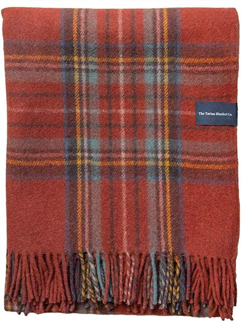 Amazon.com: The Tartan Blanket Co. Recycled Wool Knee Blanket Buchanan Autumn Tartan 28" x 65": Kitchen & Dining Croft House, New Townhouse, Front Closet, Plaid Throw Blanket, Jungle Pattern, Tartan Blanket, Nature Dress, Plaid Throw, Super Soft Blanket