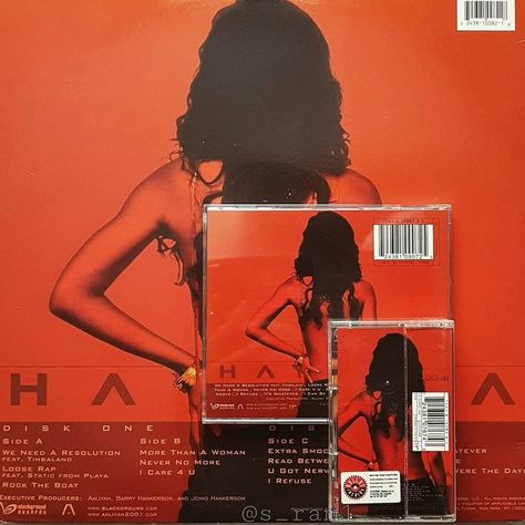 Aaliyah album Aaliyah Red Album Photoshoot, Aaliyah Album Cover, Aaliyah Albums, Aaliyah Haughton, Female Singers, Favorite Authors, Aaliyah, 2000s Fashion, Rest In Peace