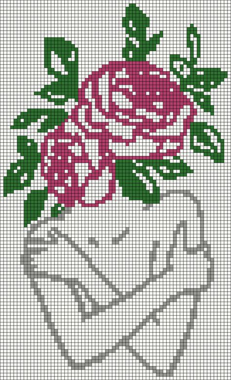 Alpha pattern #84107 | BraceletBook Woman Body Silhouette, Leaves Outline, Sketch Rose, Body Silhouette, Cross Stitch Pattern Maker, Silhouette Sketch, Hand Embroidery Patterns Free, Easy Pixel Art, Pixel Crochet