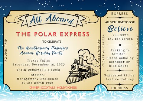 Polar express party ideas