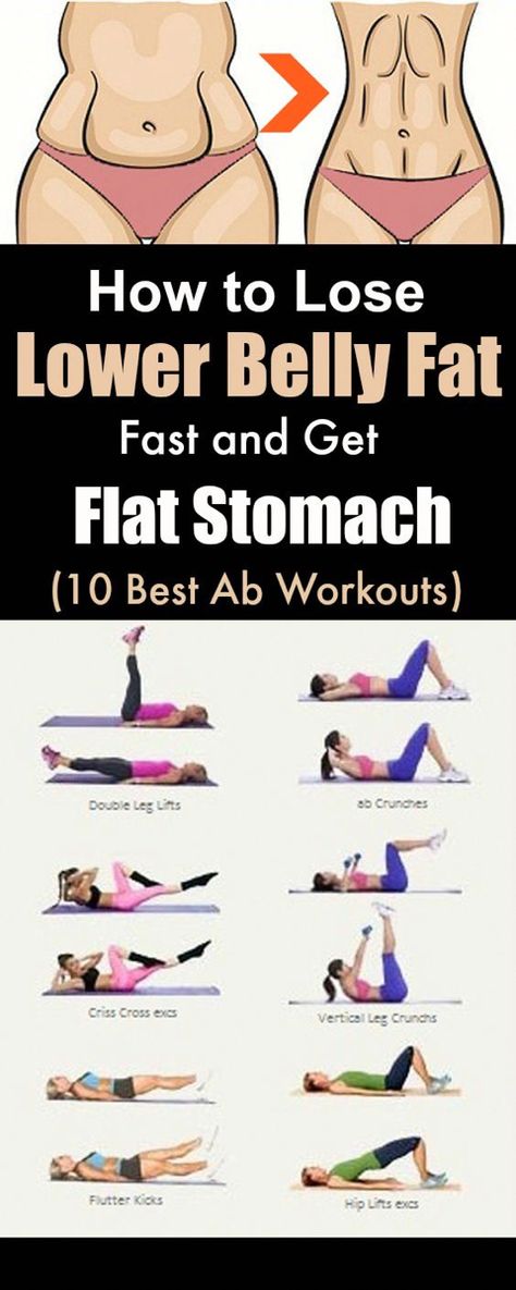 Lose Lower Belly Fat Fast, Ab Workouts For Women, Best Ab Workouts, Get Flat Stomach, Lose Lower Belly, Belly Pooch, Best Ab Workout, Lose Lower Belly Fat, Best Abs