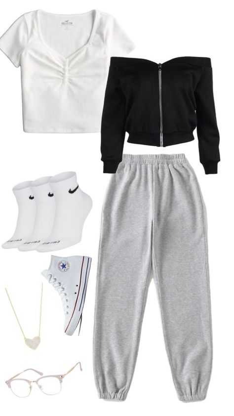 Outfits Primavera, Cute Nike Outfits, Casual Preppy Outfits, Trendy Outfits For Teens, Cute Lazy Day Outfits, Cute Lazy Outfits, Cute Preppy Outfits, School Looks, Outfit Trends