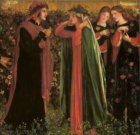 DANTE GABRIEL ROSSETTI… BREVE BIO… E LA CORRENTE PRERAFFAELLITA Beatrice Dante, Elizabeth Siddal, Gabriels Inferno, Gabriel Rossetti, Pre Raphaelite Brotherhood, Pre Raphaelite Art, Edward Burne Jones, Dante Gabriel Rossetti, Dantes Inferno