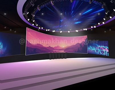 Led Stage Design, Corporate Stage Design, Led Stage, Graphic Design Architecture, Stage Design, Autodesk 3ds Max, Design Architecture, 3ds Max, Adobe Photoshop