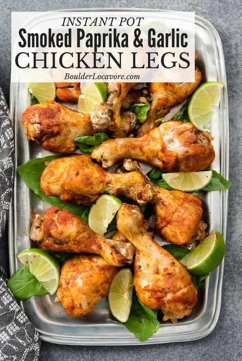 Chicken Legs Recipe, Chicken Leg Recipes, Easy Chicken Thigh Recipes, Fast Easy Meals, Instant Pot Dinner Recipes, Easy Instant Pot Recipes, Chicken Legs, Instapot Recipes, Instant Pot Pressure Cooker