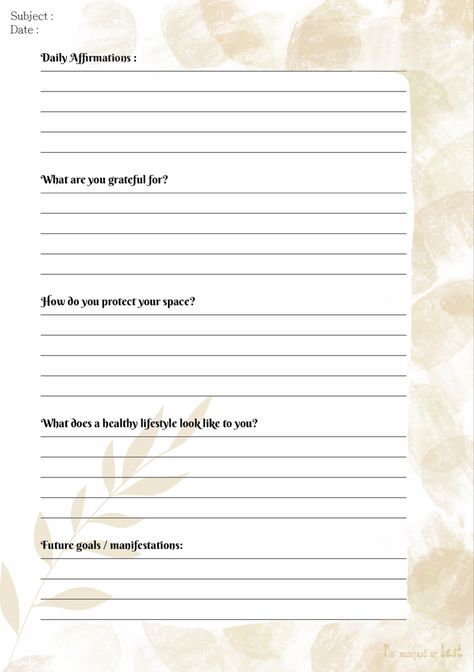 #affirmations #selflove #growth #diary #diaryideas #templates #journal Affirmations Template, Templates Journal, Diary Ideas, Daily Affirmations, Self Love, Healthy Lifestyle, Affirmations, Quick Saves