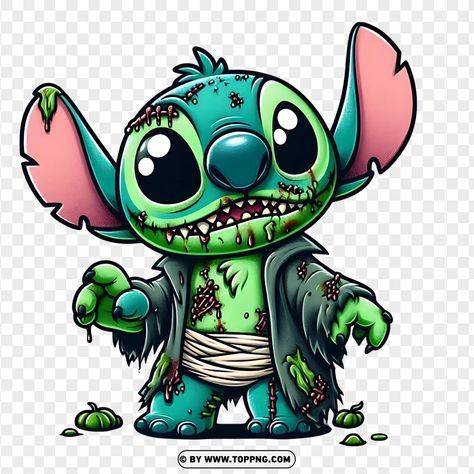 Zombie Halloween Costume, Halloween Stitch, Stitch Halloween, Zombie Halloween, Lilo And Stitch, Png Clipart, Zombie, Banners, Halloween Costumes