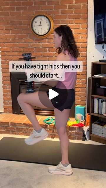 Dr. Bonnie Wilder | Virtual Physical Therapist & Run Coach on Instagram: "‼️ The truth about tight hips: if you’ve been constantly stretching them and they still feel tight, it likely won’t get rid of the tightness. Instead, start strengthening them! Here’s why this works ⬇️ 

When your hips are weak, they tighten up as a compensatory mechanism. The tightness acts as “stability” for the hip which it lacks and therefore causes tightness, discomfort, and sometimes pain! The more you stretch the hips, the weaker they become. Compare it to a rubber band - the more you stretch it the weaker it gets 👎🏻 ❌ 

Strengthening your hip provides added stability! It’s important to strengthen your hip flexors, abductors, glutes, and rotators for improved stability! 👍🏼

✋ Comment “tight hips” if you’re Strength Training For Runners, Hip Pain Relief, Hip Flexor Stretch, Hip Flexors, Hip Mobility, Runner Girl, Tight Hips, Hip Pain, Run Happy