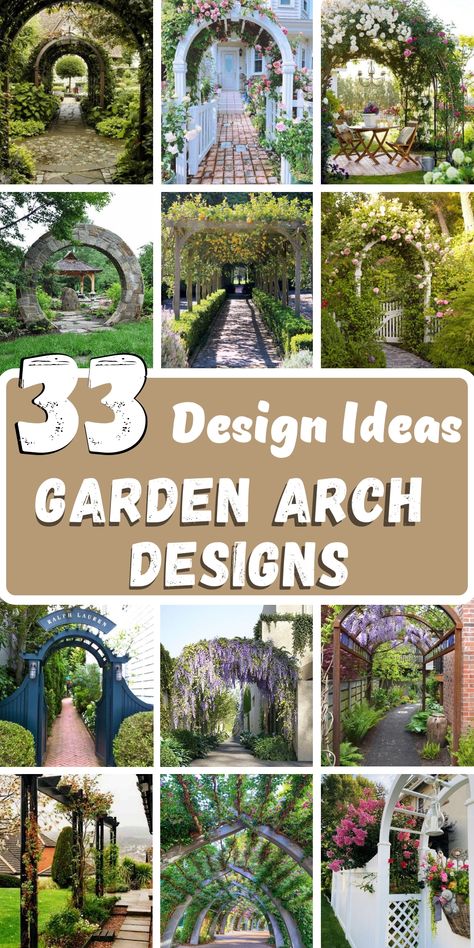 Elevate your garden with our top 33 garden arch designs, where rustic meets modern in a symphony of architecture and nature. From arbors with gates to archways that invite climbing flowers, these ideas are a testament to creativity and beauty. Discover how to blend arch trellises with benches, create plans for unique backyards, and infuse your space with the charm of rustic arbors and pergolas for an unforgettable 2024 outdoor experience. Pergola Gate Ideas, Arched Trellis Ideas, Garden Archway Ideas, Arbour Garden Ideas, Garden Arbor Ideas, Diy Garden Arbor, Garden Arbor With Gate, Arbors And Pergolas, Diy Arbor