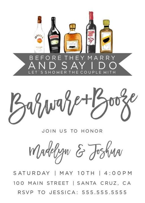 Stock The Bar Party, Couples Shower Themes, Bar Invitation, Couples Engagement Party, Invitation Engagement, Couples Shower Invitation, Mobile Bars, Wedding Shower Themes, Couples Bridal Shower