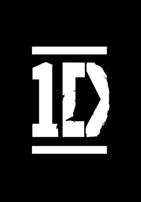 One Direction Black and White Logo 1d Logo, One Direction Logo, Logo Wallpaper Hd, Logo Wallpaper, One Direction, White, Black