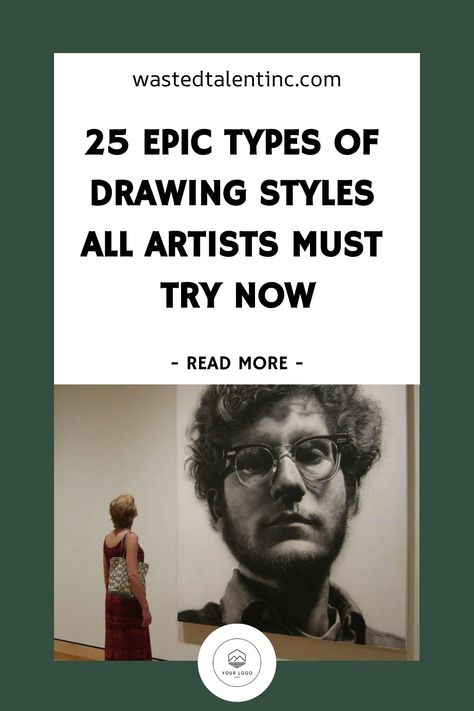 25 Epic Types of Drawing Styles All Artists Must Try Now Interesting Art Ideas Drawings, Quirky Art Illustrations, Interesting People To Draw, Art Style Clothes, Cartoonish Art Style, Art Style Aesthetic, Realistic Art Style, Types Of Drawing Styles, Ashley Wood Art