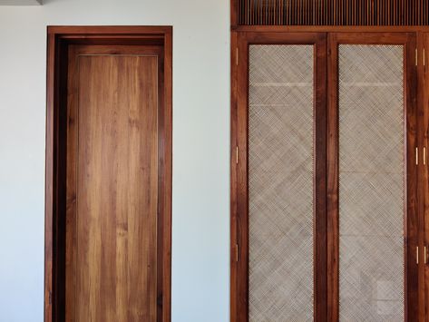 Cane in the cabinet shutters by Case Design Mumbai Wardrobe Shutter Design, Cane Cabinet, Shutter Design, Shutter Designs, The Cabinet, Vintage Wardrobe, New Home Designs, Case Design, Architecture Interior