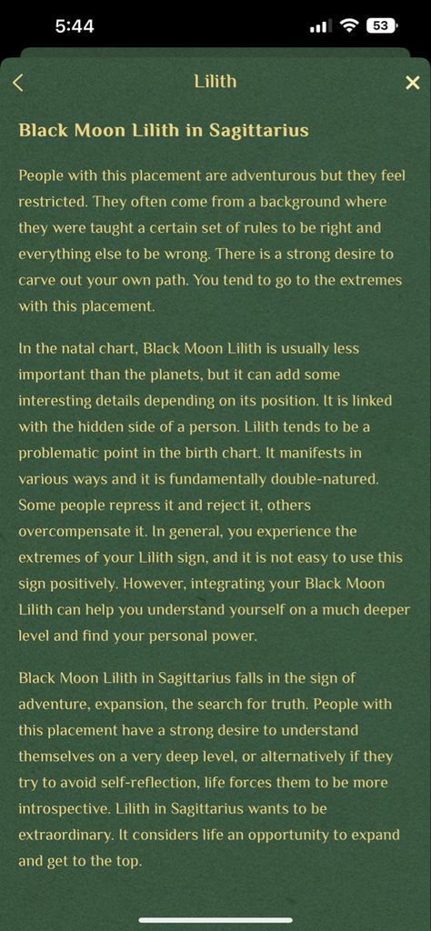 Black Moon Lilith In Sagittarius, Sagittarius Lilith Aesthetic, Birthchart Aesthetic, Lilith In Sagittarius Aesthetic, Lilith Sagittarius, Lilith In Sagittarius, Aries Sun Scorpio Moon, Sagittarius Lucky Numbers, Lilith Astrology