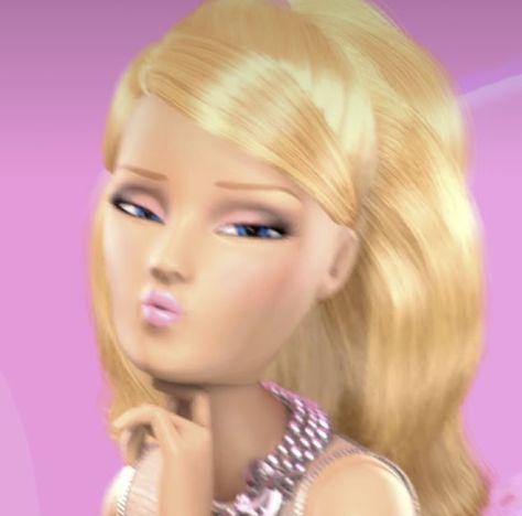 Barbie Cartoon Characters, Funny Barbie Movie Pics, Barbie Crying, Aesthetic Barbie Pfp, Barbie Litdh, Barbie Pfp, Barbie Icons Princess And The Pauper, Whisper Ideas, Barbie Meme