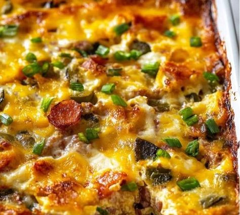 Bobby Flay🍤🍜 | 🔥Fireman's Overnight Breakfast Casserole | Facebook Overnight Firemans Breakfast Casserole, Fireman's Overnight Breakfast Casserole, Fireman’s Overnight Breakfast Casserole, Brunch Foods, Country Gravy, Overnight Breakfast Casserole, Overnight Breakfast, Jimmy Dean, Bobby Flay